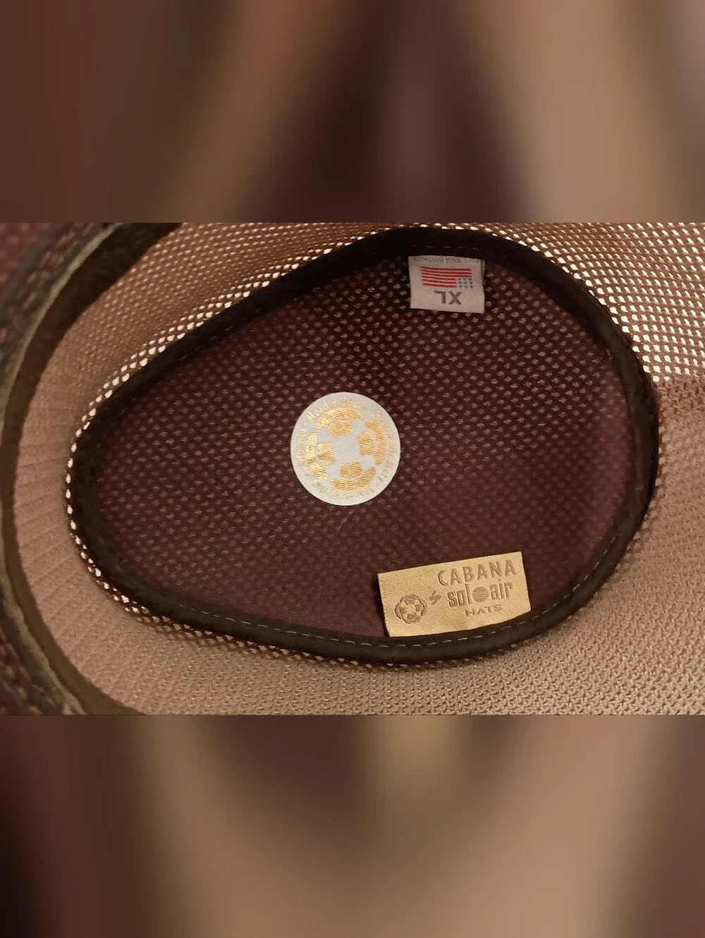 Men's Brown Breathable Mesh Rancher Hat